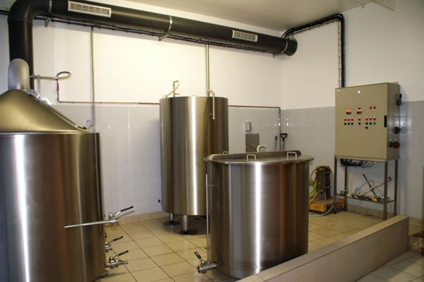 Salle de brassage à infusion